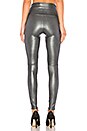 view 3 of 4 LEGGINGS TAILLE HAUTE À BANDE AVEC GLISSIÈRES in Metal Silver