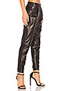 view 2 of 4 Leather Jogger in Black