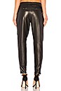 view 3 of 4 Leather Jogger in Black
