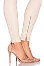 view 4 of 5 Leather Seamed Legging in Beige