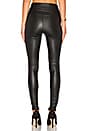 view 3 of 5 LEGGINGS CUIR TAILLE HAUTE in Black