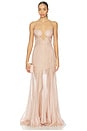 view 1 of 3 Diana Gown in Cameo Rose