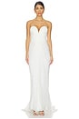 view 1 of 5 VESTIDO ESTERI in Pearl White