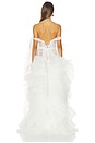 view 3 of 4 Wanda Bridal Dress in White