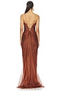 view 3 of 5 VESTIDO HOHAN in Chocolate