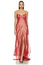 view 1 of 6 Victoria Dress in Blood Orange