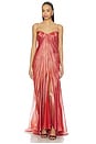 view 5 of 6 Victoria Dress in Blood Orange