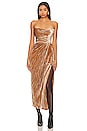 view 1 of 4 VESTIDO MIDI JANETTE in Caramel