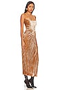 view 3 of 4 VESTIDO MIDI JANETTE in Caramel