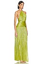view 2 of 3 Estera Gown in Lime