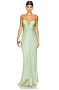 view 1 of 3 Letitia Gown in Aqua