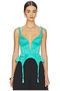 view 1 of 5 Christa X Corset in Curacao