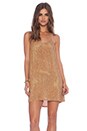 view 1 of 4 Carmen Sequin Dress in Camel