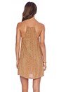 view 3 of 4 Carmen Sequin Dress in Camel