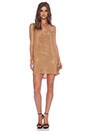 view 4 of 4 Carmen Sequin Dress in Camel