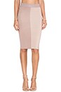 view 1 of 4 Shae Argyle Pencil Skirt in Nude