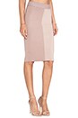 view 2 of 4 Shae Argyle Pencil Skirt in Nude