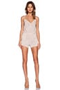 view 4 of 4 Brooklyn Sequin Romper in Ivory