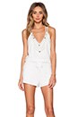 view 1 of 4 Reese Beaded Romper in White