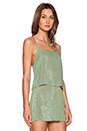view 2 of 4 Clyde Sequin Top in Olive