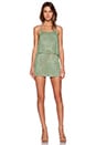 view 4 of 4 Clyde Sequin Top in Olive