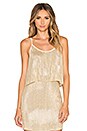 view 1 of 4 Sequin Crop Top in Gold