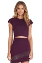view 1 of 4 Kim Crop Top in Purple