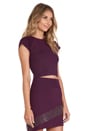 view 2 of 4 Kim Crop Top in Purple