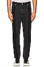 view 1 of 4 MM6 Regular Fit 5 Pocket Skinny Jean in Black