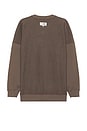 view 2 of 5 Crew Neck Sweatshirt in Brown