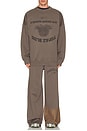 view 5 of 5 Crew Neck Sweatshirt in Brown