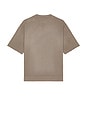 view 2 of 5 Crew Neck Short Sleeve Sweatshirt in Taupe