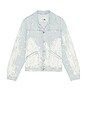 view 4 of 4 CHAQUETA MARGIELA in Light Blue