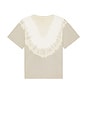 view 2 of 4 Smile Tee in Beige, White, & Grey