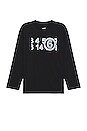 view 1 of 4 MM6 Regular Fit Ls T-shirt in Black
