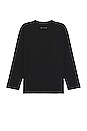 view 2 of 4 MM6 Regular Fit Ls T-shirt in Black