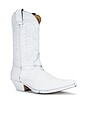 view 2 of 5 Pelle Vitalo Texas Boots in Black & White