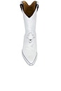 view 4 of 5 Pelle Vitalo Texas Boots in Black & White