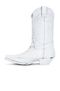 view 5 of 5 Pelle Vitalo Texas Boots in Black & White