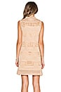 view 3 of 4 Solid Lurex Mini Dress in Peach