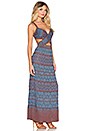 view 2 of 4 Zig Zag Cut Out Maxi Dress in Vicuna