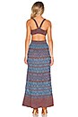 view 3 of 4 Zig Zag Cut Out Maxi Dress in Vicuna