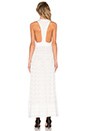 view 4 of 5 ПЛАТЬЕ МАКСИ С ГЛУБОКИМ V-ОБРАЗНЫМ ВЫРЕЗОМ in White