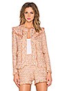 view 1 of 6 Fringe Jacket in Blush