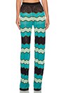 view 1 of 4 Zig Zag Wide Leg Pants in Aqua