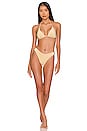 view 4 of 5 Palma Bikini Top in Gold