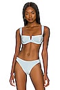 view 1 of 5 Clovelly Bikini Top in Powder Blue