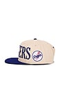 view 3 of 3 MLB Dodgers Across The Board Snapback Hat in Cream