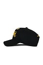 view 3 of 4 NBA Lakers Pinned Gold Pro Snapback Hat in Black