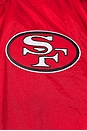 view 6 of 6 NFL 49ers Diamond Fusion Vintage Logo Button Front Jacket in Scarlet